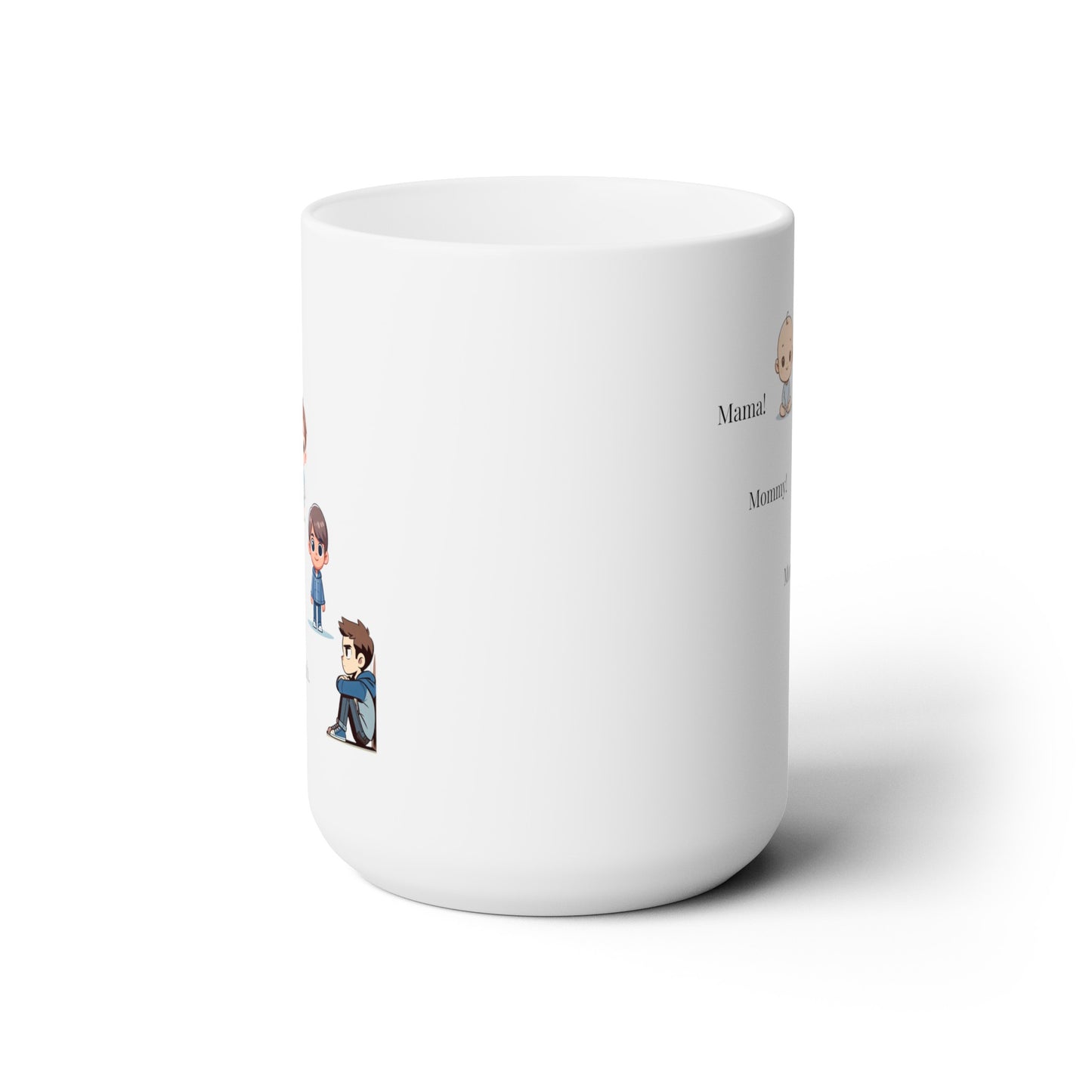 Mama Mommy Mom Bruh - Ceramic Mug 15oz