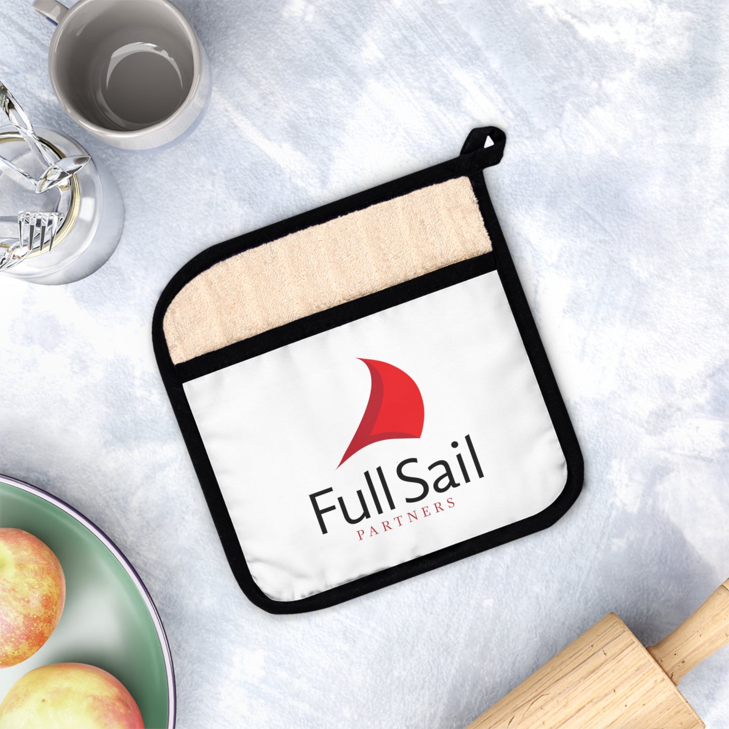 Full Sail Partners Pot Holder with Pocket