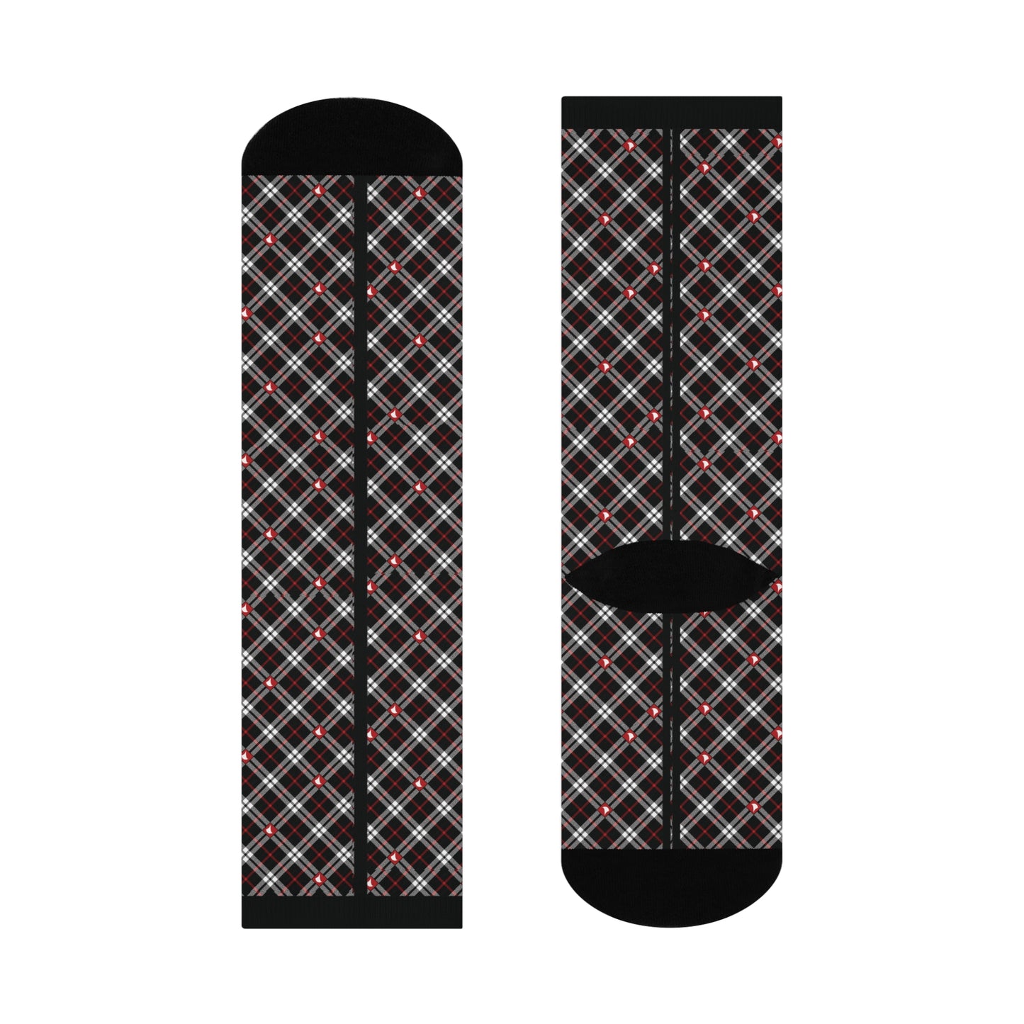Full Sail Partner Plaid Cushioned Crew Socks