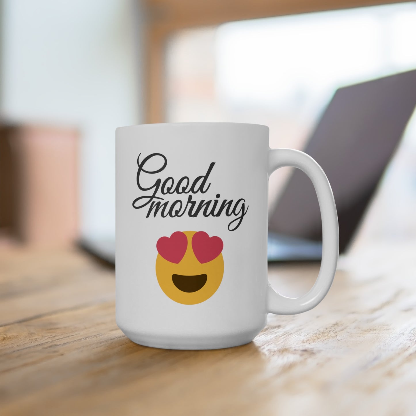 Good Morning... Smiley Face (1) - Ceramic Mug 15oz