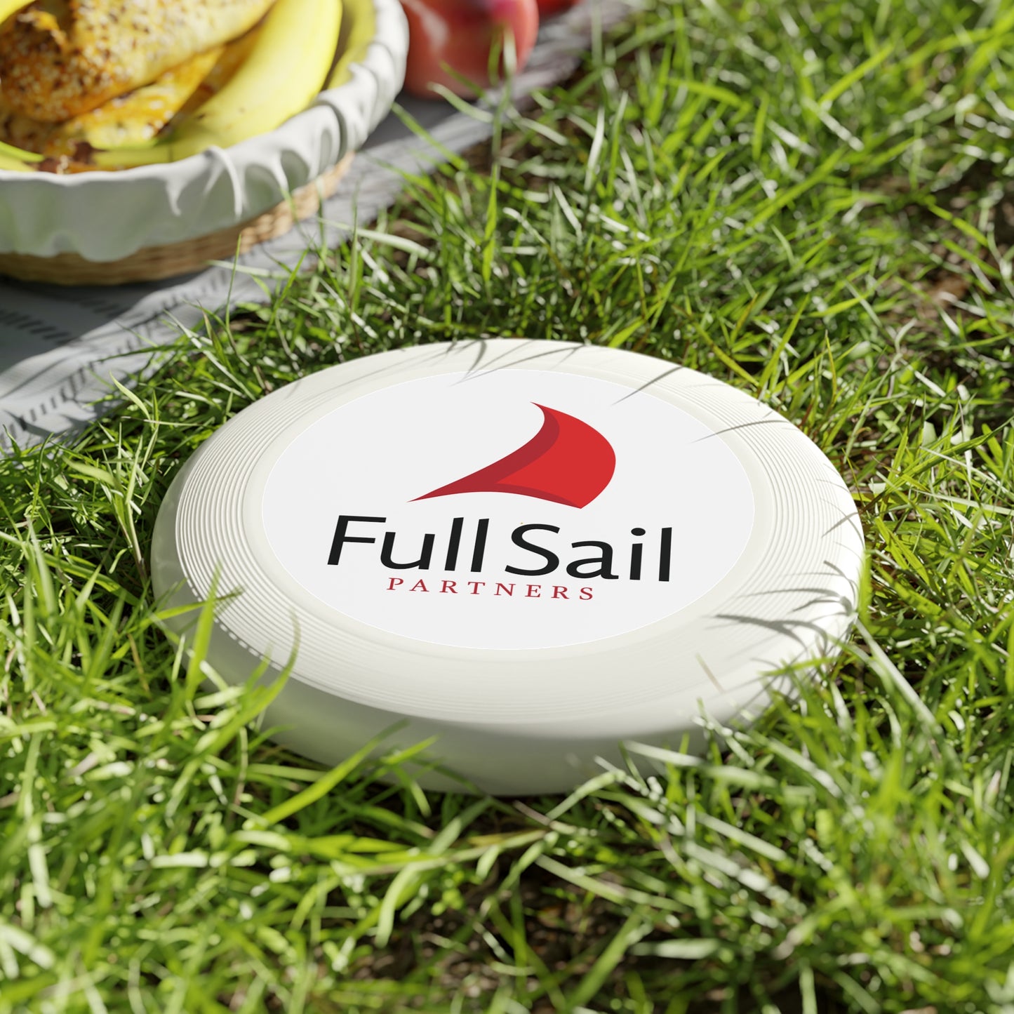 Wham-O Frisbee with Full Sail Partners Logo