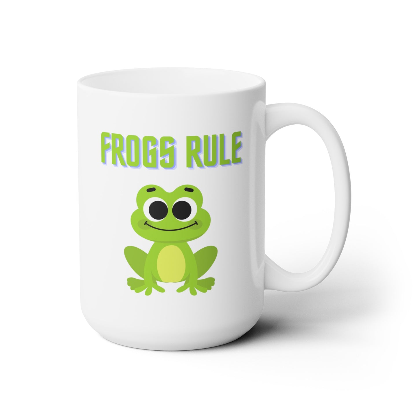 Frogs Rule - Ceramic Mug 15oz