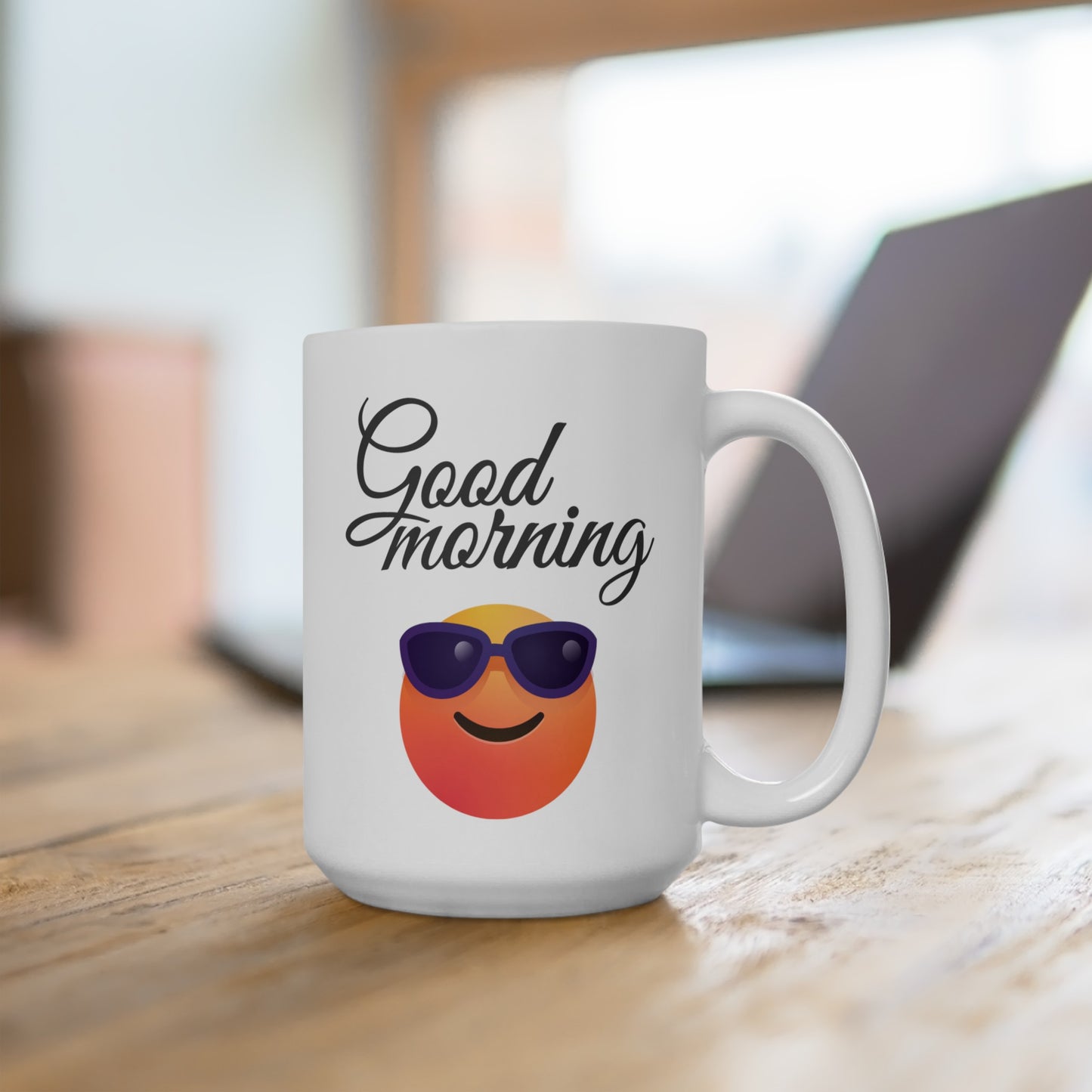 Good Morning... Smiley Face (2) - Ceramic Mug 15oz
