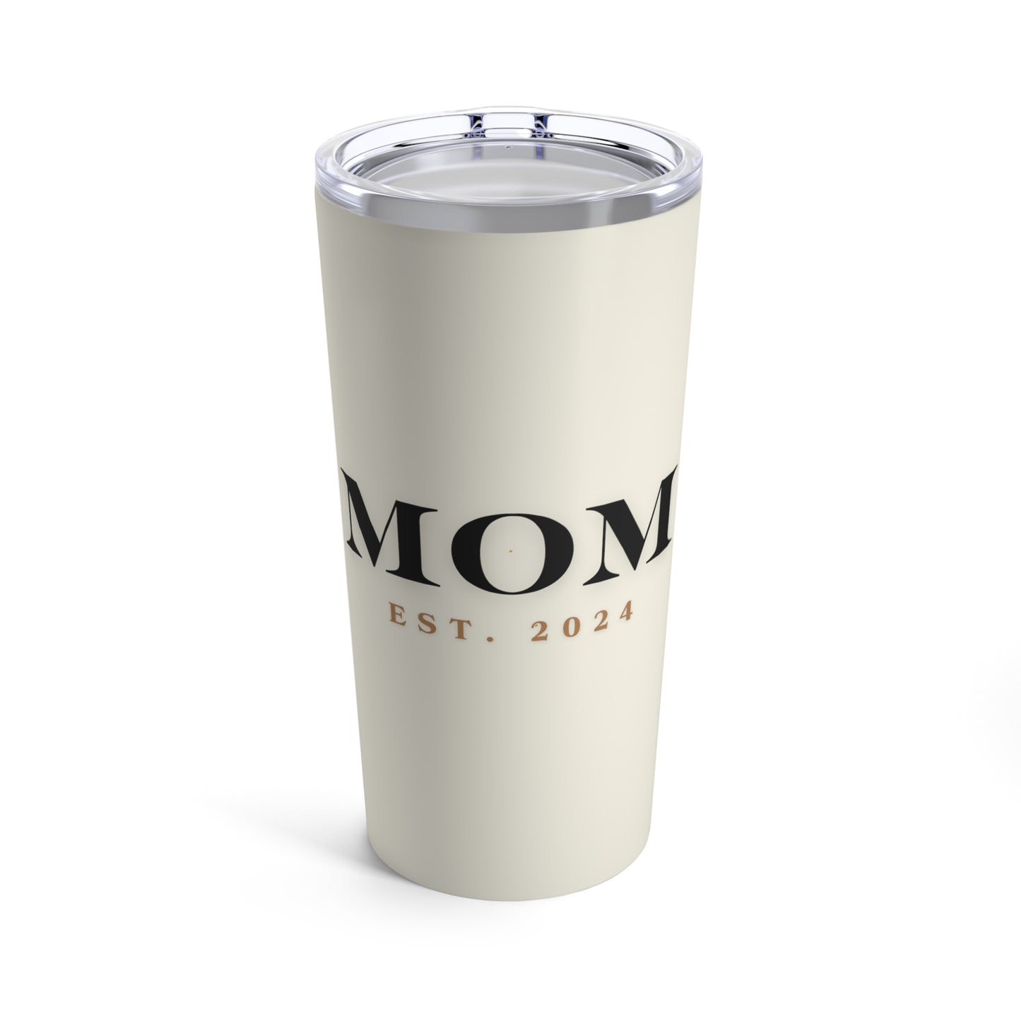 Mom Est. 2024 (cream) - Tumbler 20oz