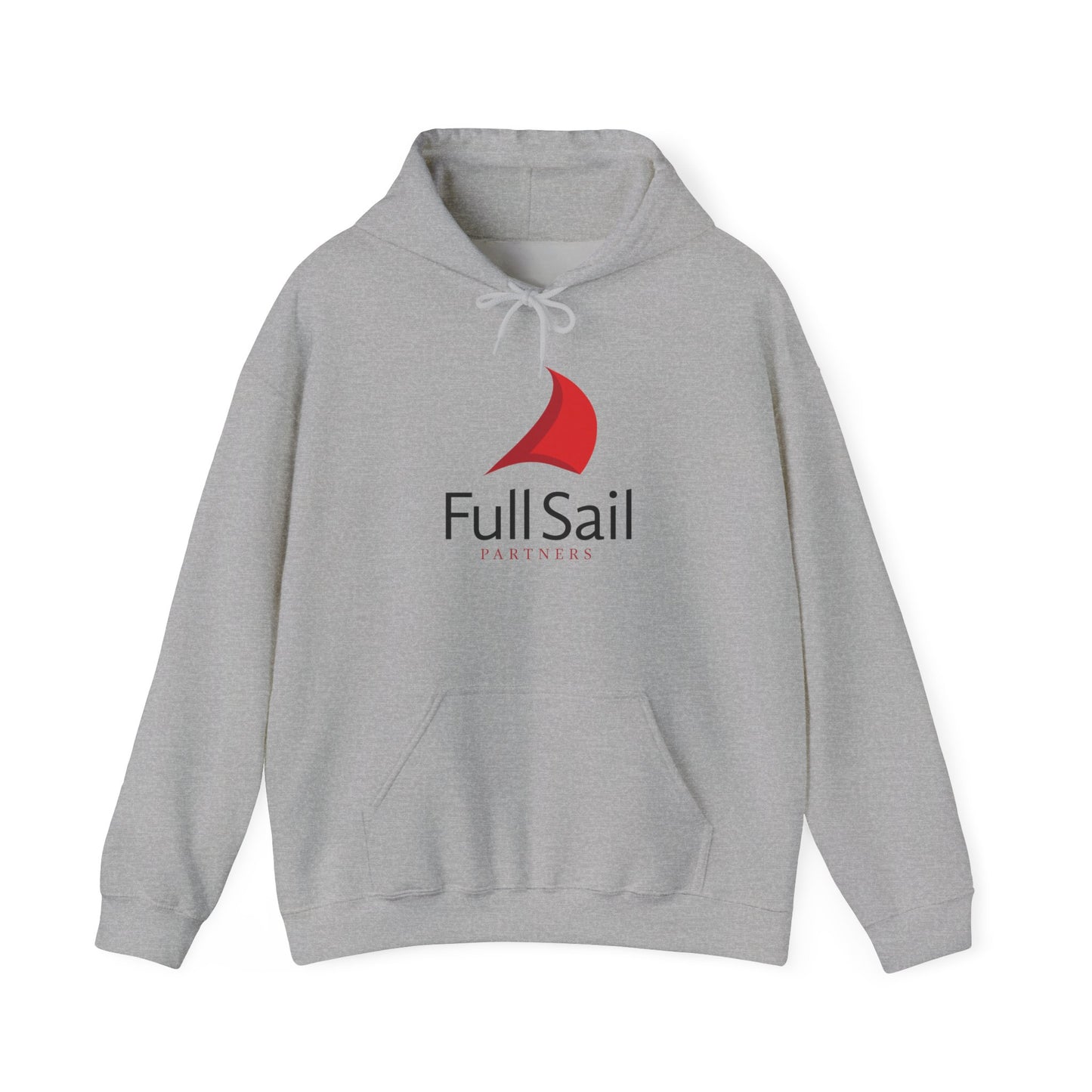 Full Sail Partners Logo - Unisex Heavy Blend™ Hooded Sweatshirt (white, grey)