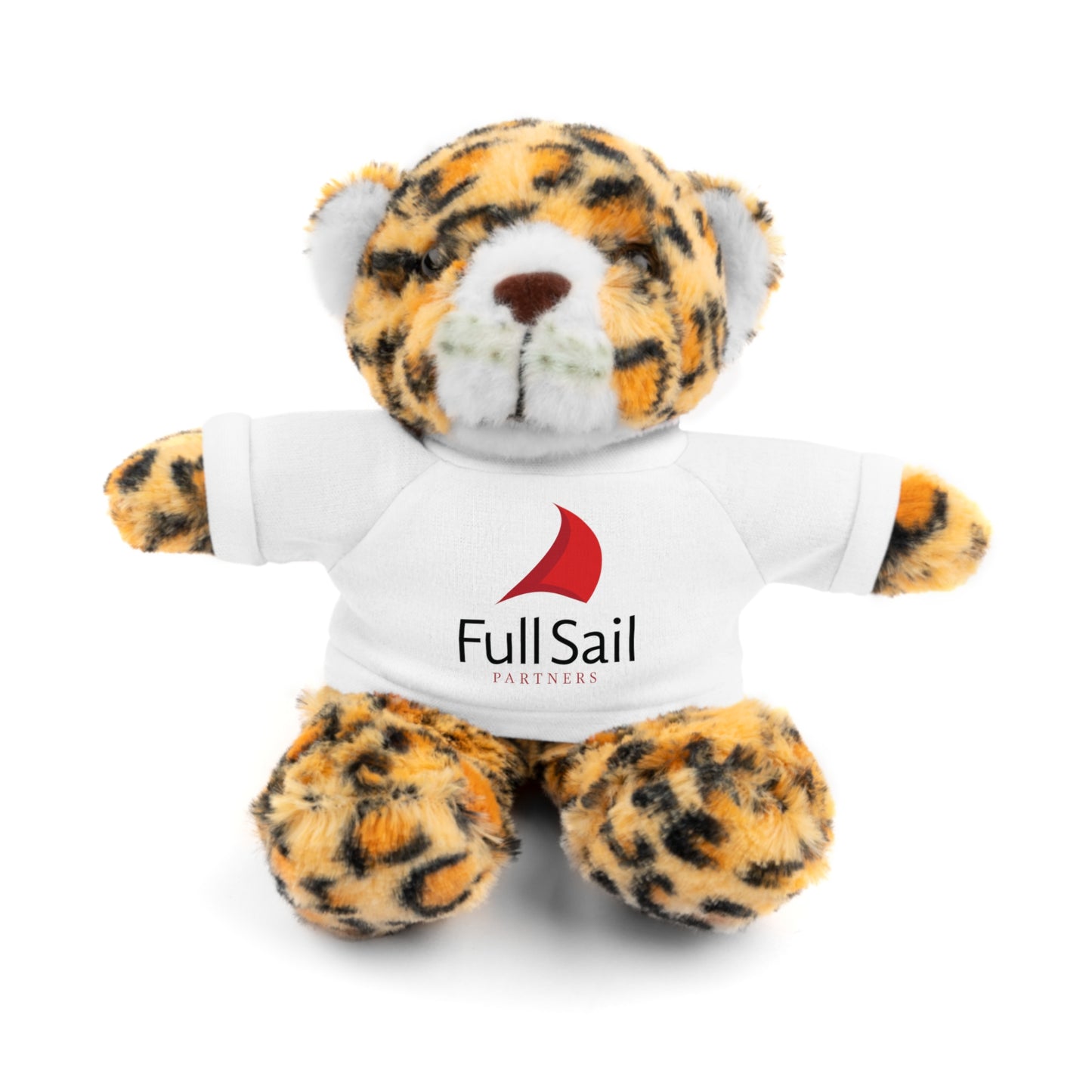 Stuffed Animals with Full Sail Partners Logo Tee (Lion, Bear, Bunny, Jaguar, Panda and Sheep)