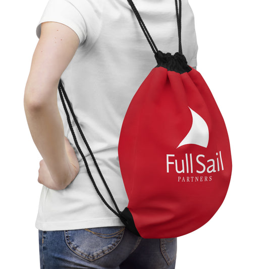 Drawstring Bag - Full Sail Partners logo