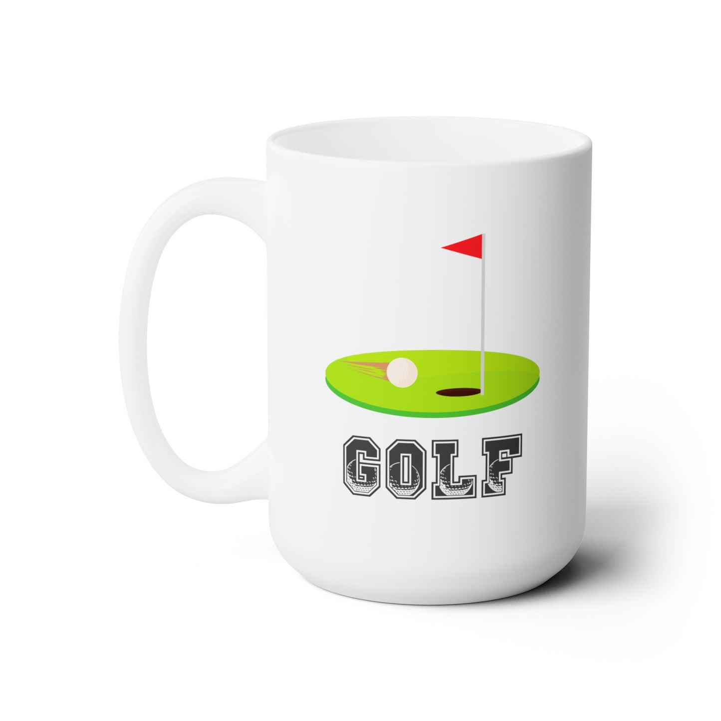 Golf Flag - Ceramic Mug 15oz