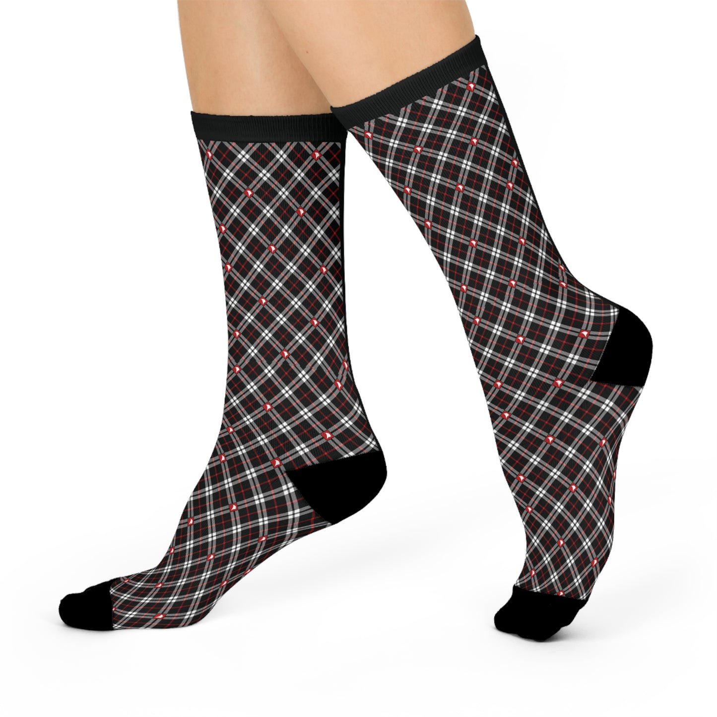 Full Sail Partner Plaid Cushioned Crew Socks