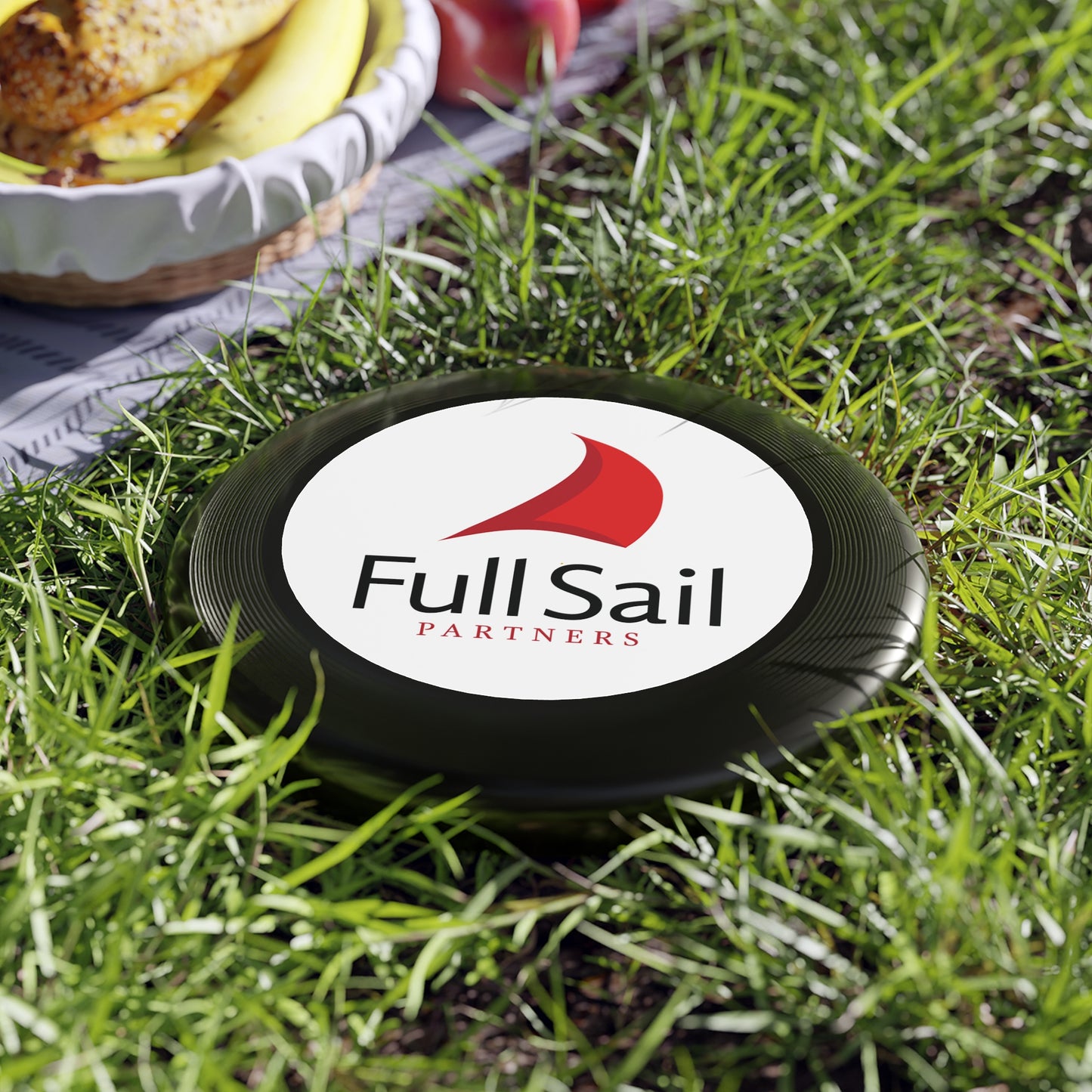 Wham-O Frisbee with Full Sail Partners Logo