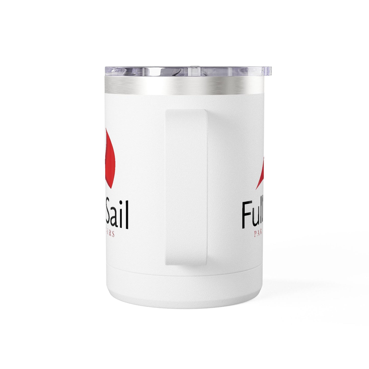 Coffee Mug Tumbler, 15oz - Full Sail Partners logo