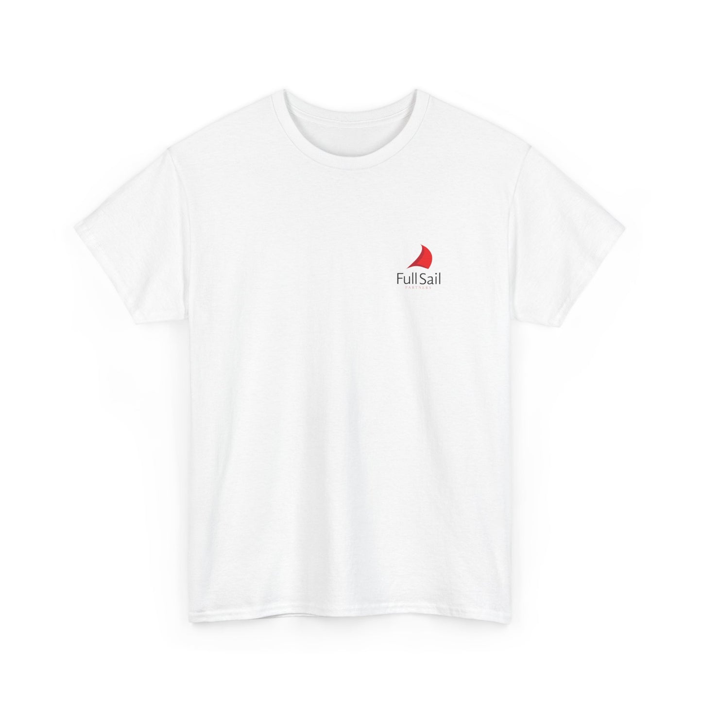 Full Sail Partners logo (white, ash, ice grey, sport grey) - Unisex Heavy Cotton Tee