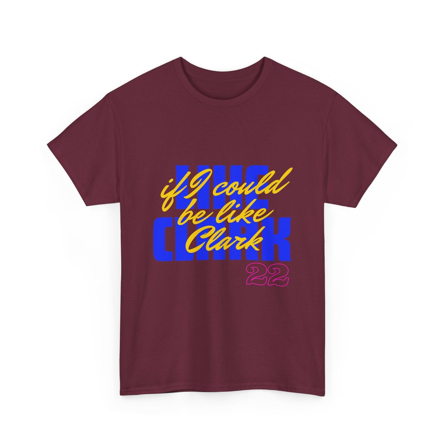 Like Clark, If I Could Be Like Clark (blue) - Unisex Heavy Cotton Tee