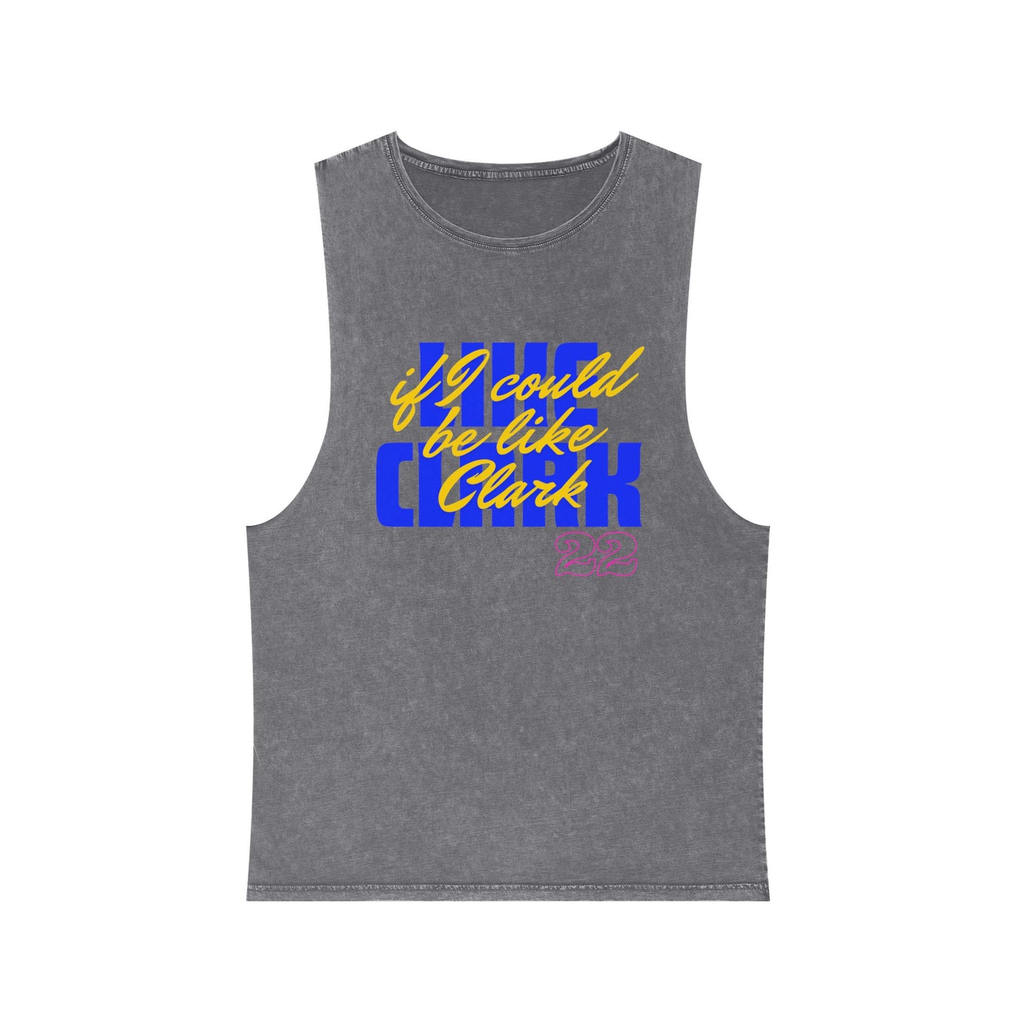 Like Clark 22 - Unisex Stonewash Tank Top