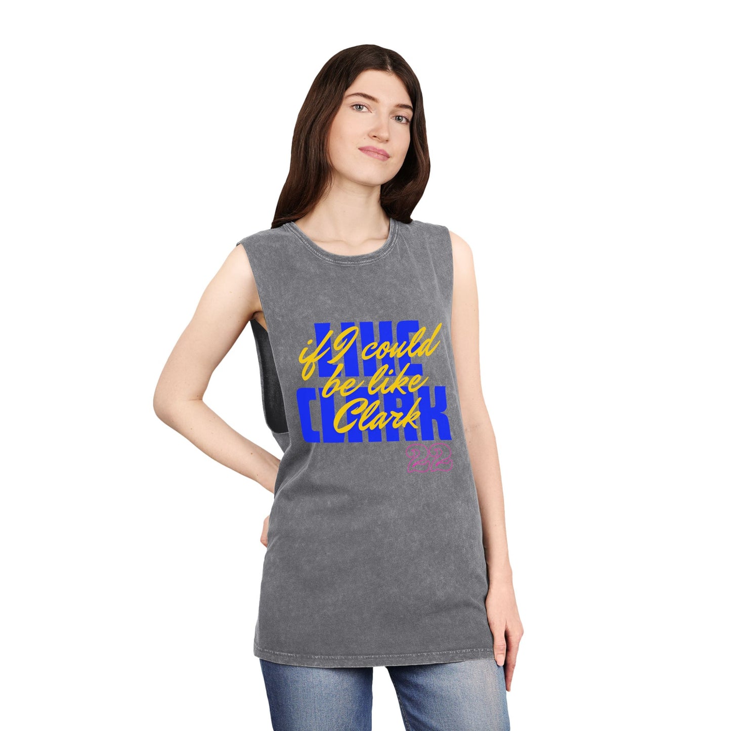 Like Clark 22 - Unisex Stonewash Tank Top
