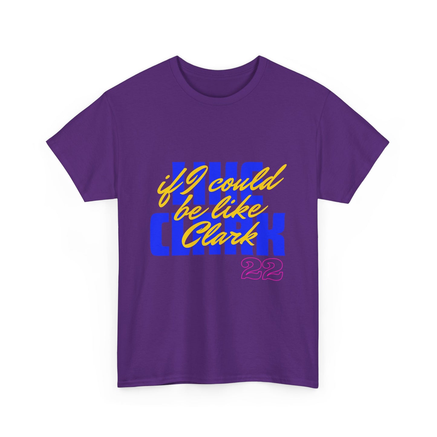 Like Clark, If I Could Be Like Clark (blue) - Unisex Heavy Cotton Tee