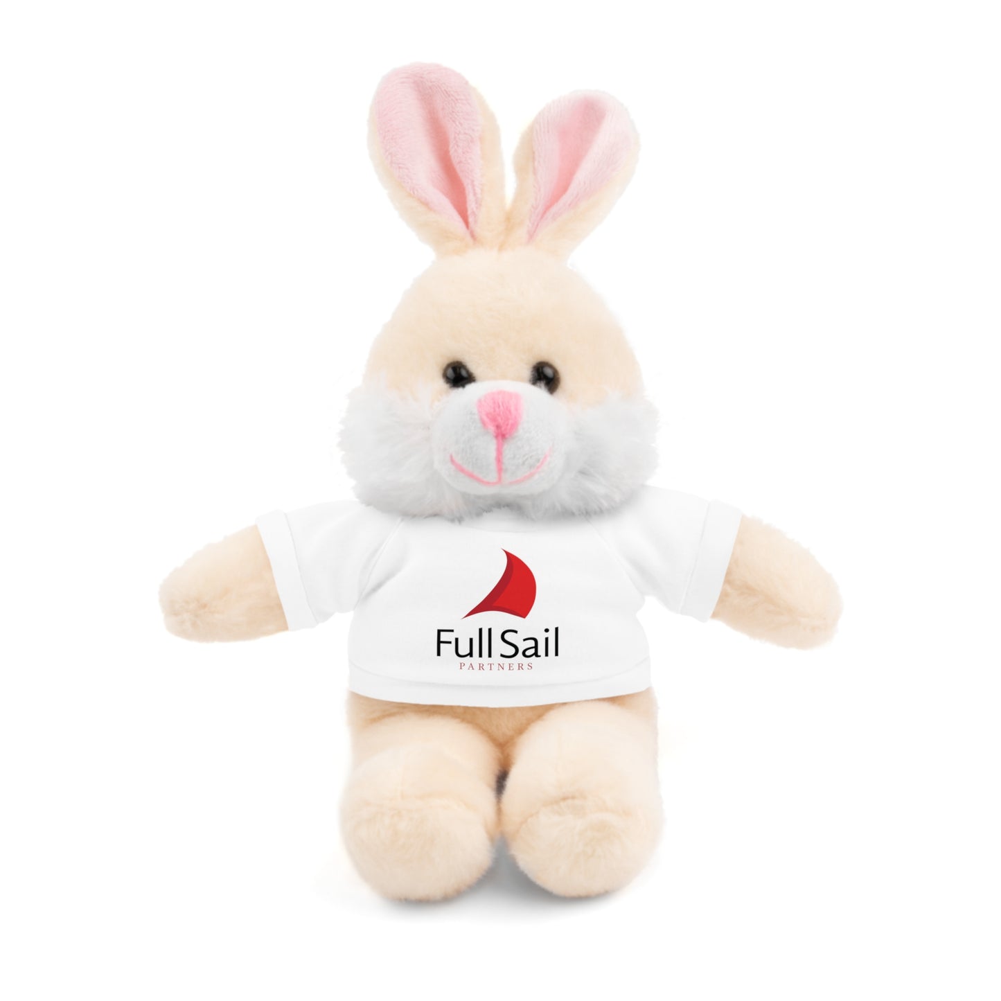 Stuffed Animals with Full Sail Partners Logo Tee (Lion, Bear, Bunny, Jaguar, Panda and Sheep)