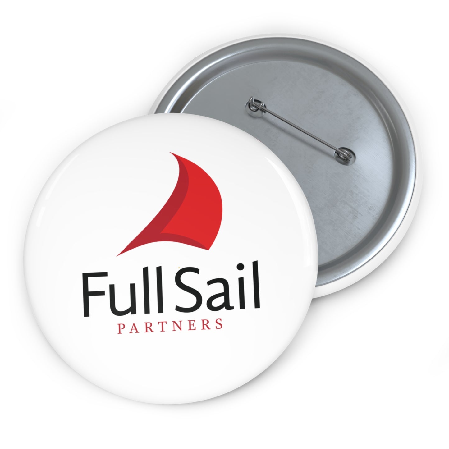 Full Sail Partners Logo Custom Pin Buttons (3 sizes)