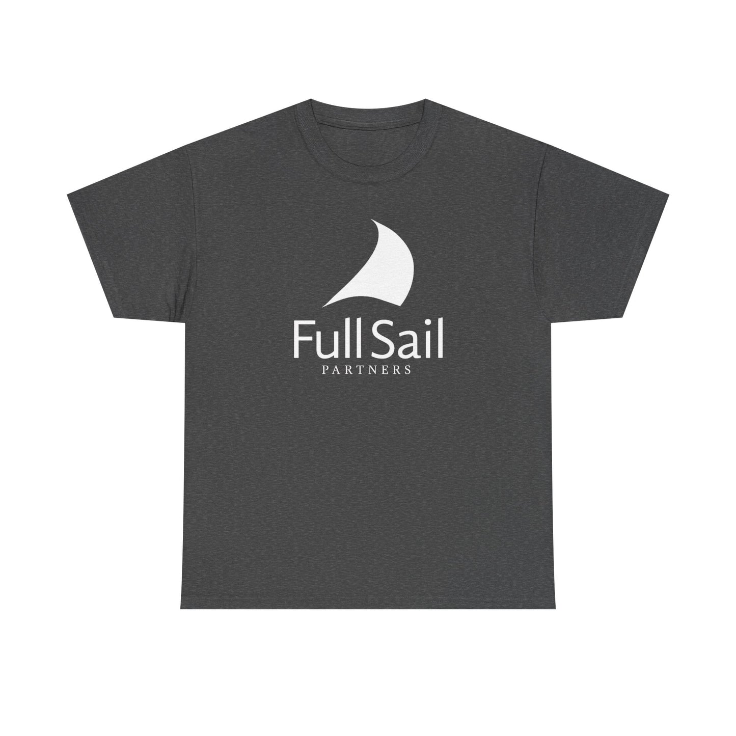 Full Sail Partners logo (red, black, dark heather, charcoal) - Unisex Heavy Cotton Tee