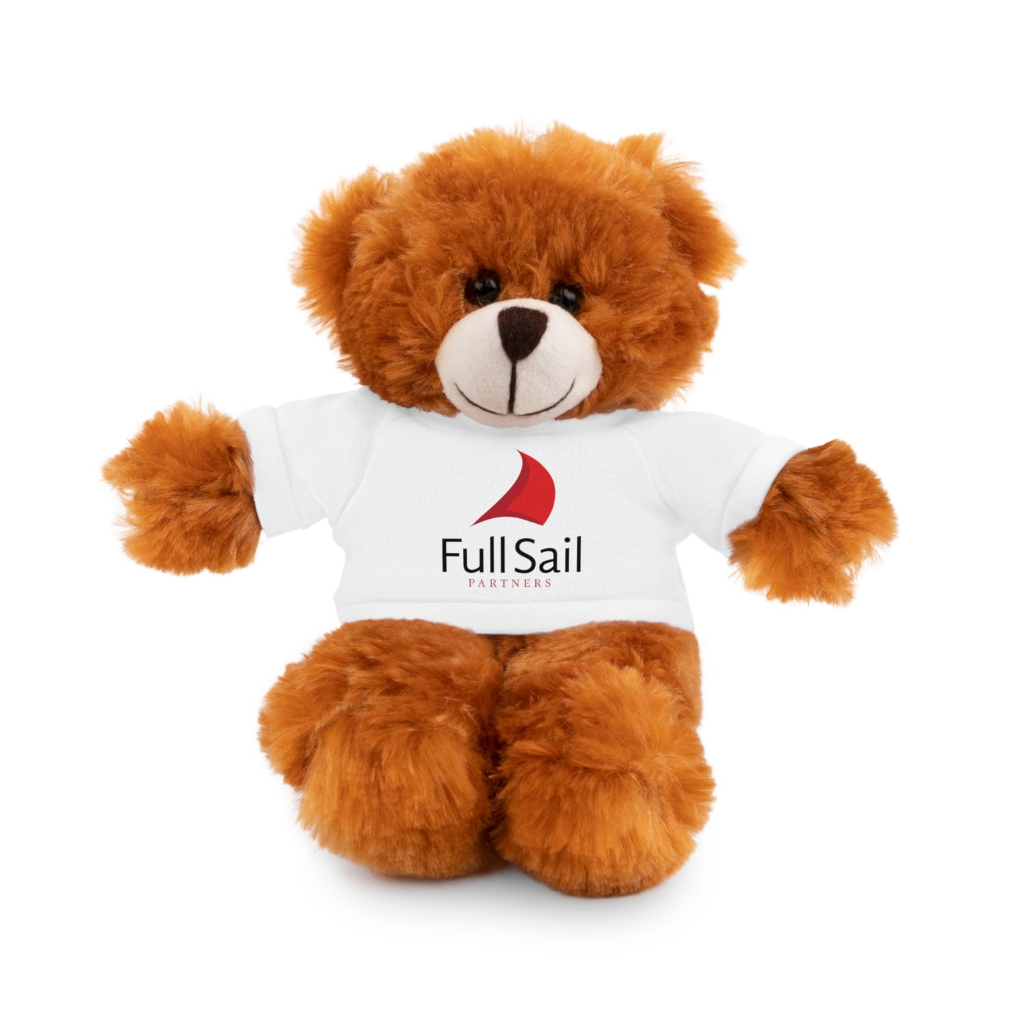 Stuffed Animals with Full Sail Partners Logo Tee (Lion, Bear, Bunny, Jaguar, Panda and Sheep)