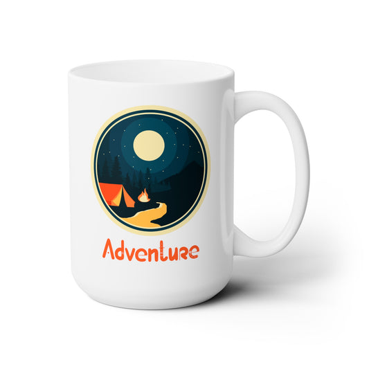 Adventure (camping) - Ceramic Mug 15oz