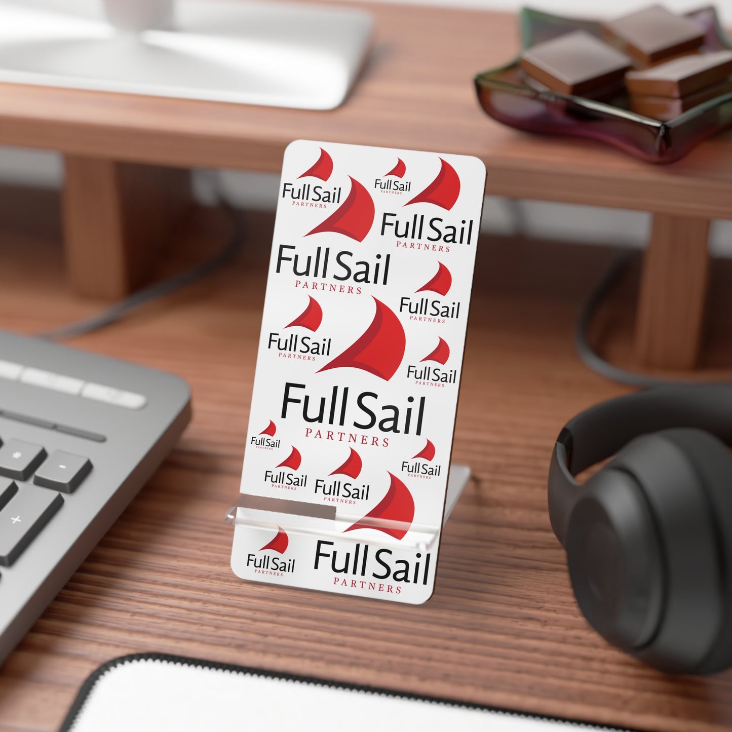 Full Sail Partners Logo Mobile Display Stand for Smartphones