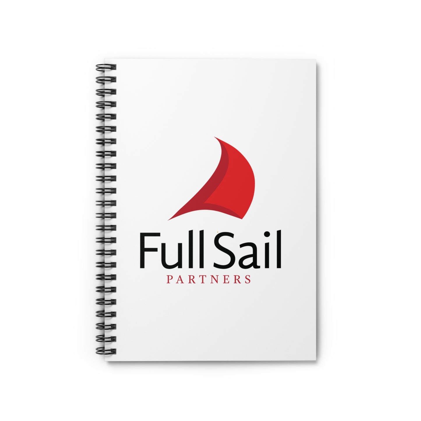 Spiral Notebook, Ruled Line - Full Sail Partners logo