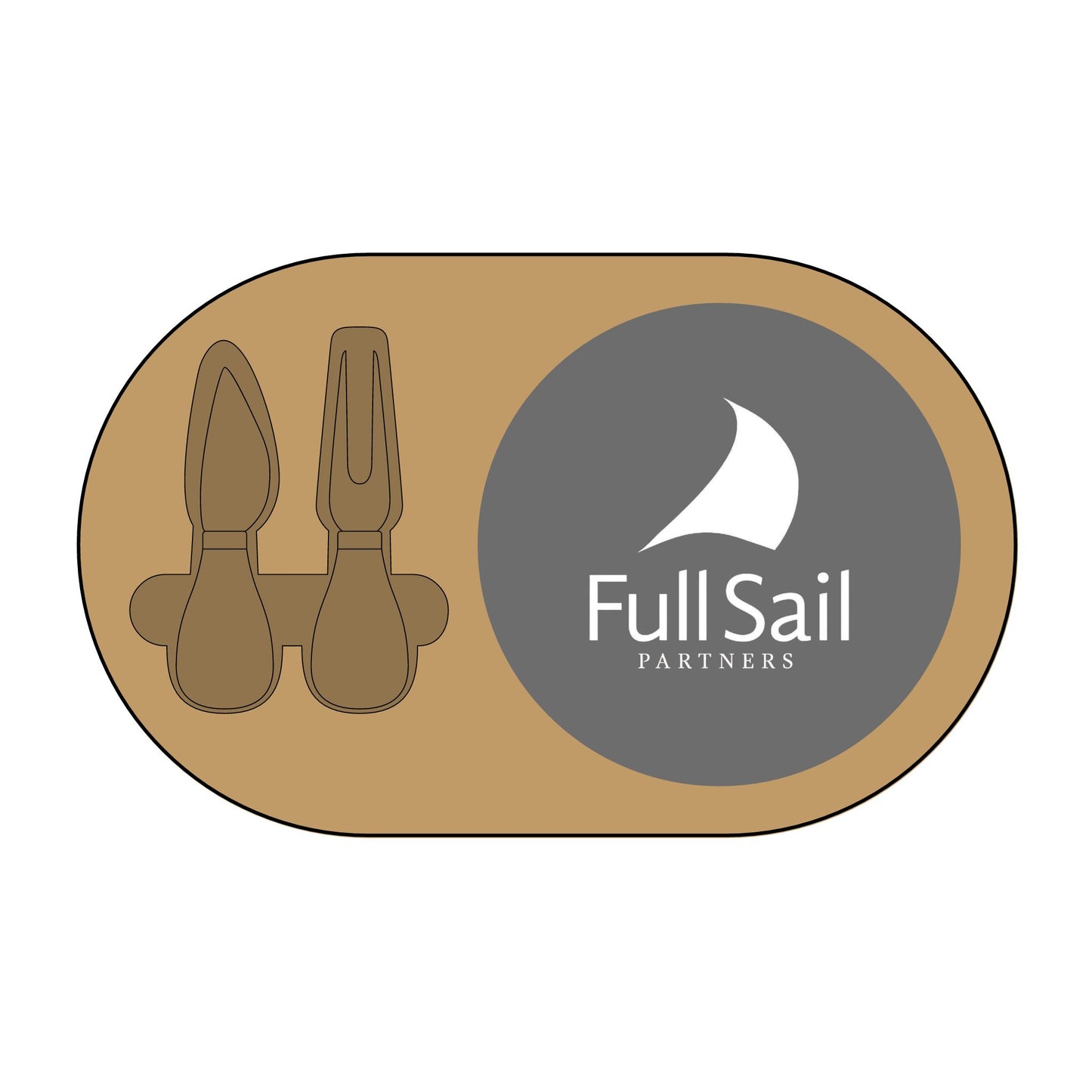 Charcuterie Board (Engraving) - Full Sail Partners logo