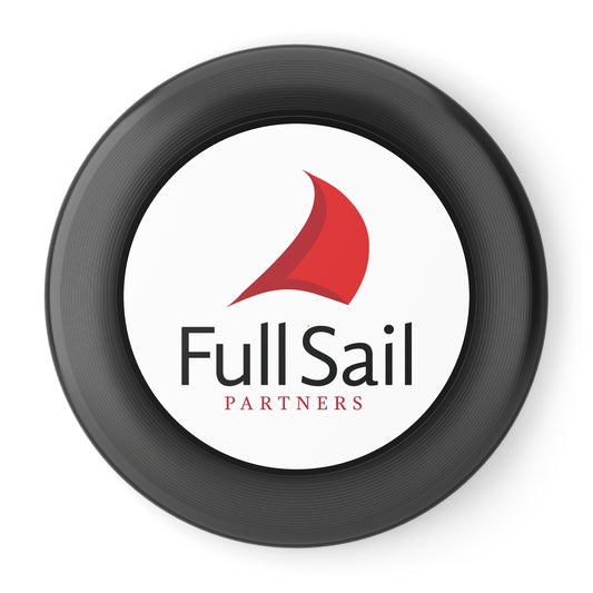 Wham-O Frisbee with Full Sail Partners Logo