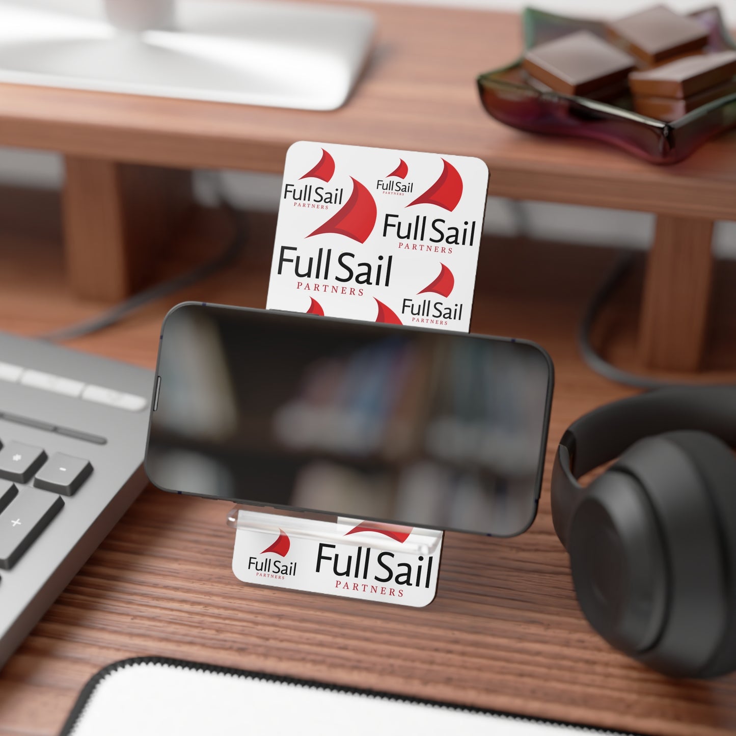 Full Sail Partners Logo Mobile Display Stand for Smartphones