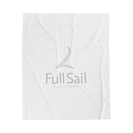 Full Sail Partners Logo'd Velveteen Plush Blanket (3 sizes)