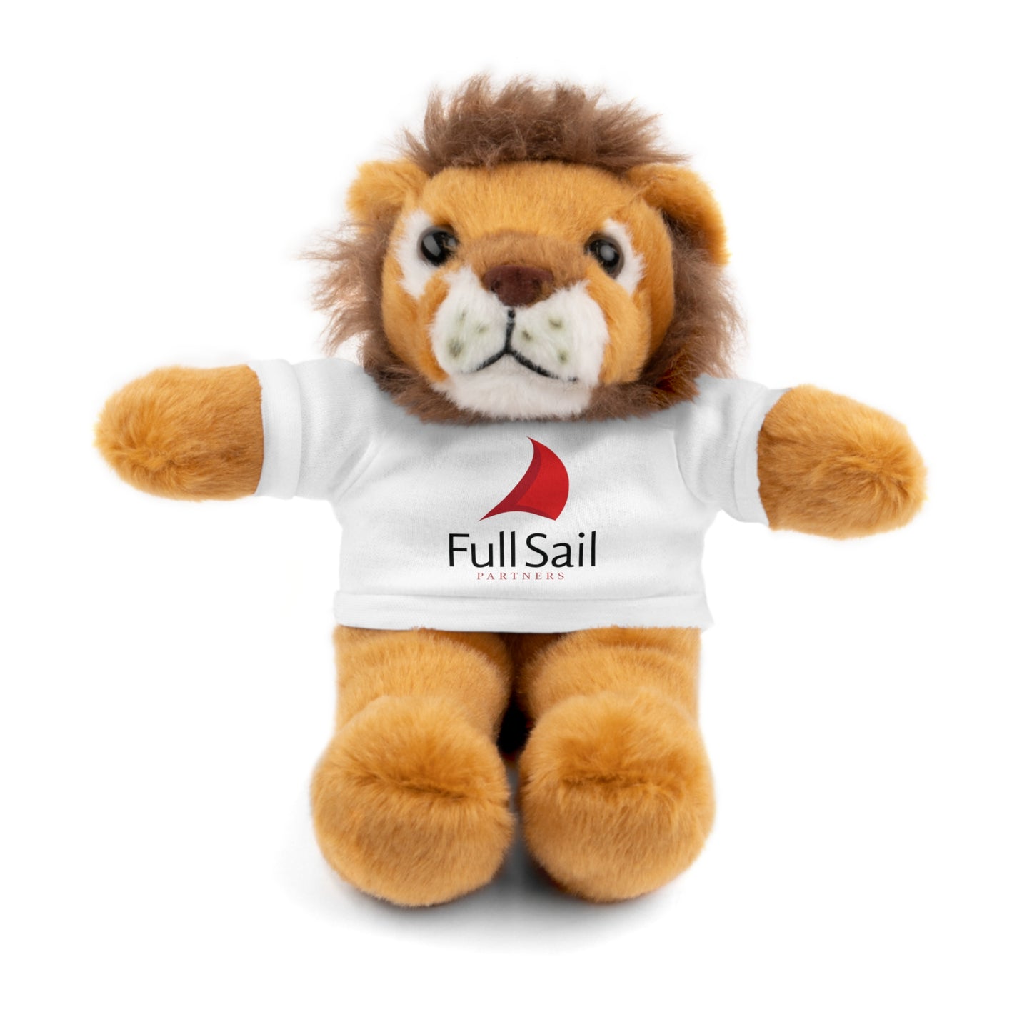 Stuffed Animals with Full Sail Partners Logo Tee (Lion, Bear, Bunny, Jaguar, Panda and Sheep)