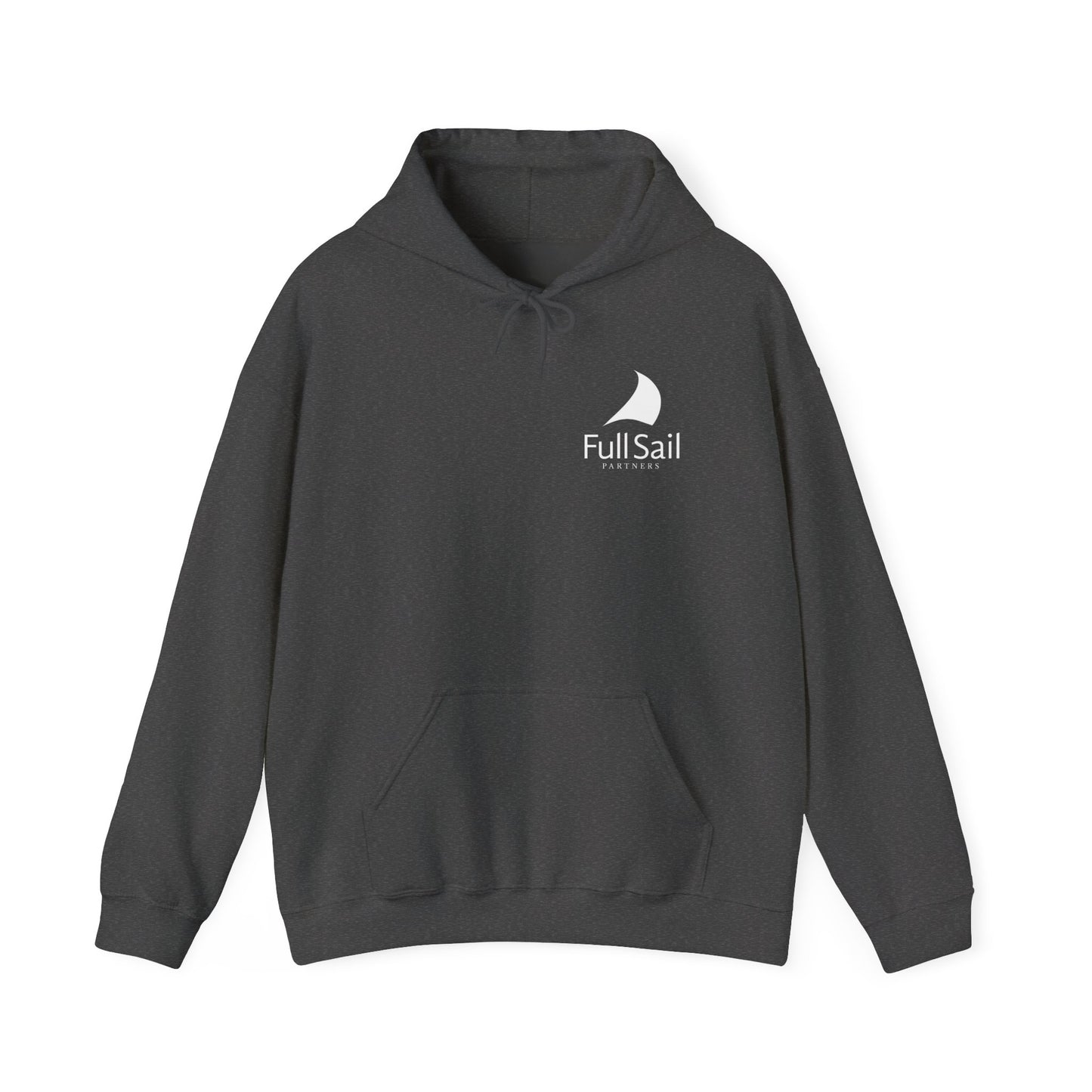 Alt. Full Sail Partners Logo (red, black, dk heather, charcoal) - Unisex Heavy Blend™ Hooded Sweatshirt