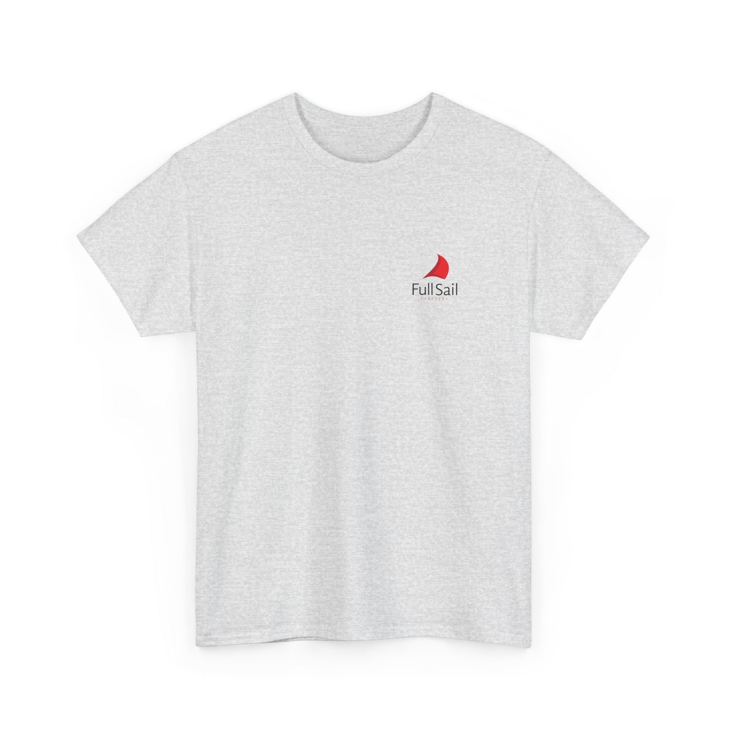 Full Sail Partners logo (white, ash, ice grey, sport grey) - Unisex Heavy Cotton Tee