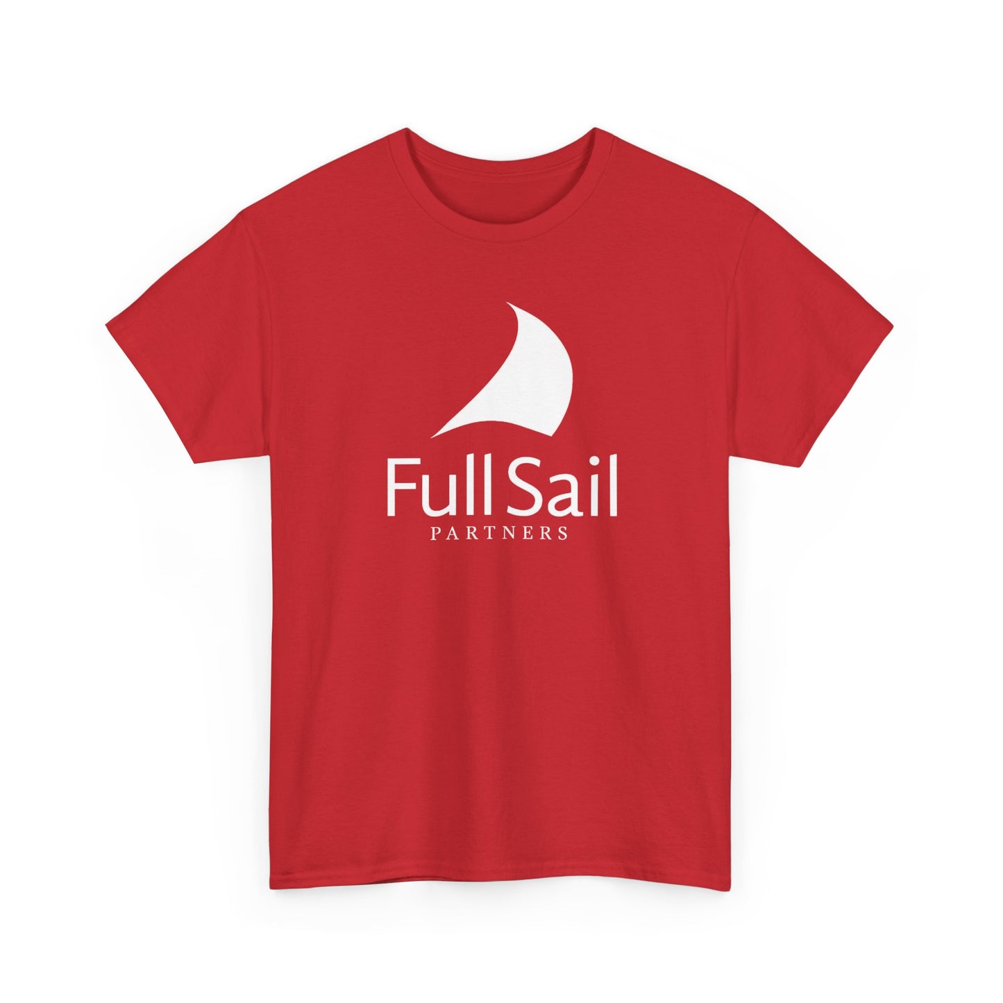 Full Sail Partners logo (red, black, dark heather, charcoal) - Unisex Heavy Cotton Tee