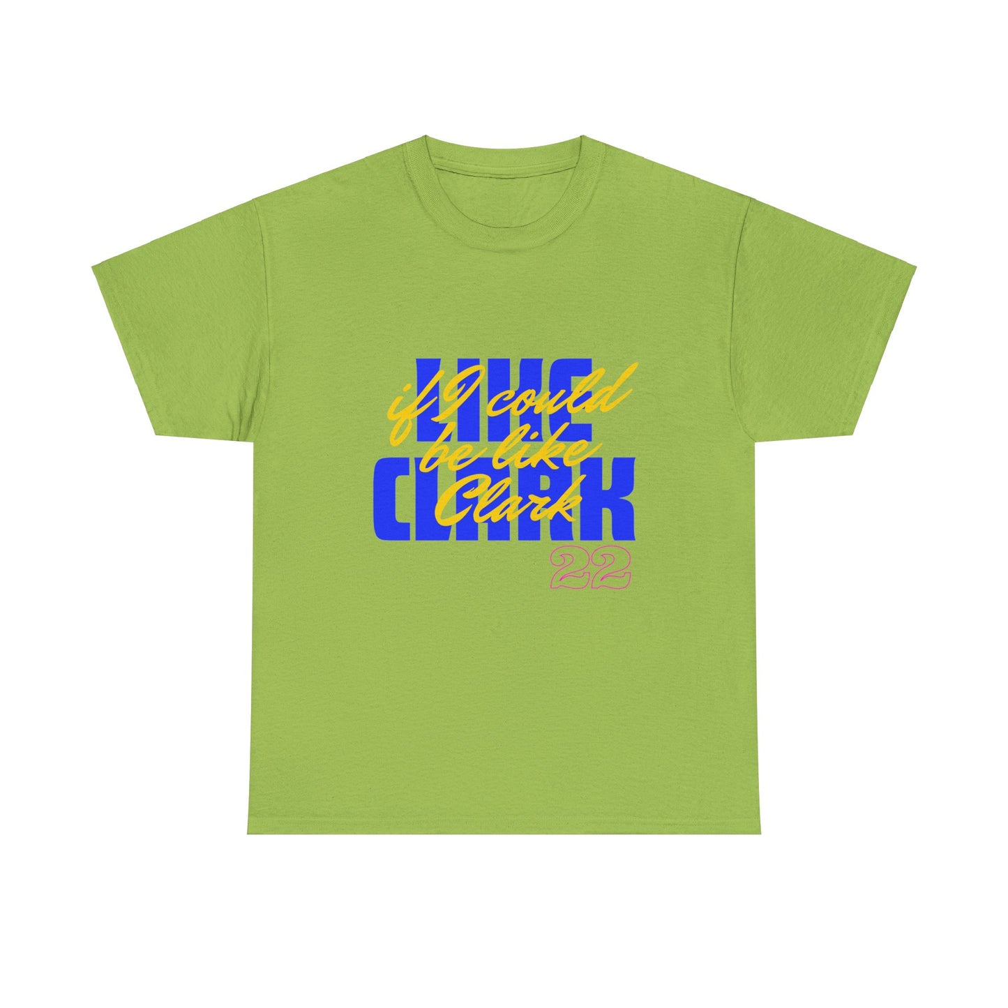 Like Clark, If I Could Be Like Clark (blue) - Unisex Heavy Cotton Tee