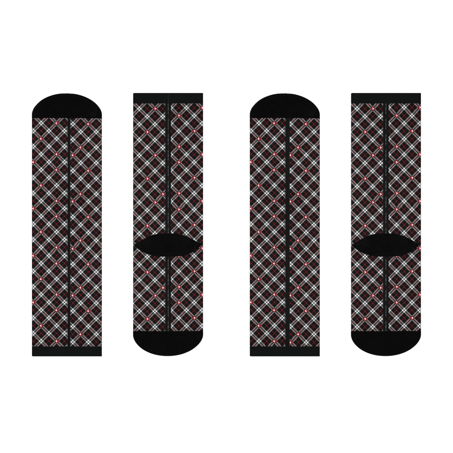 Full Sail Partner Plaid Cushioned Crew Socks