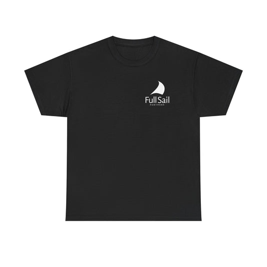 Alt. Full Sail Partners logo (red, black, dark heather, charcoal) - Unisex Heavy Cotton Tee
