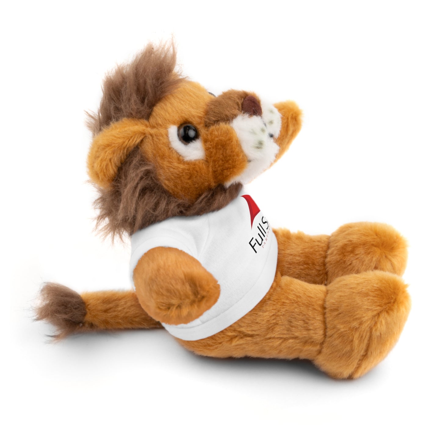 Stuffed Animals with Full Sail Partners Logo Tee (Lion, Bear, Bunny, Jaguar, Panda and Sheep)