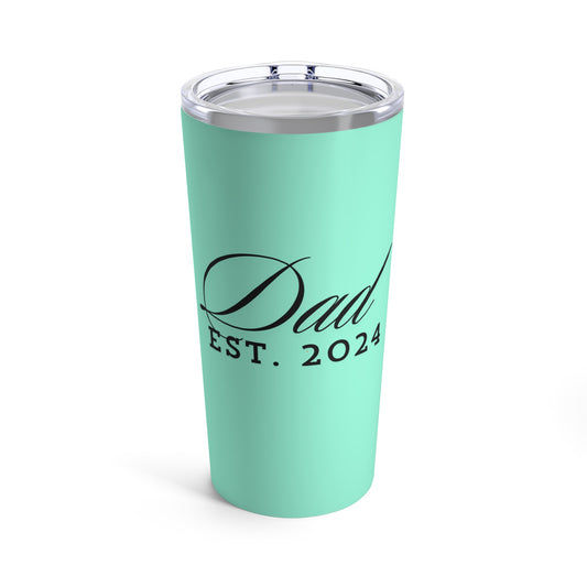 Dad Est. 2024 (mint) - Tumbler 20oz