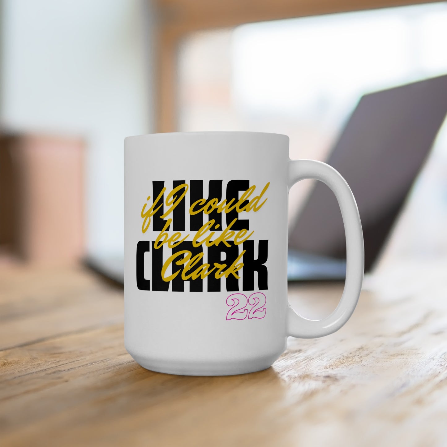 LIKE CLARK, if I could be like Clark 22 (black) - Ceramic Mug 15oz