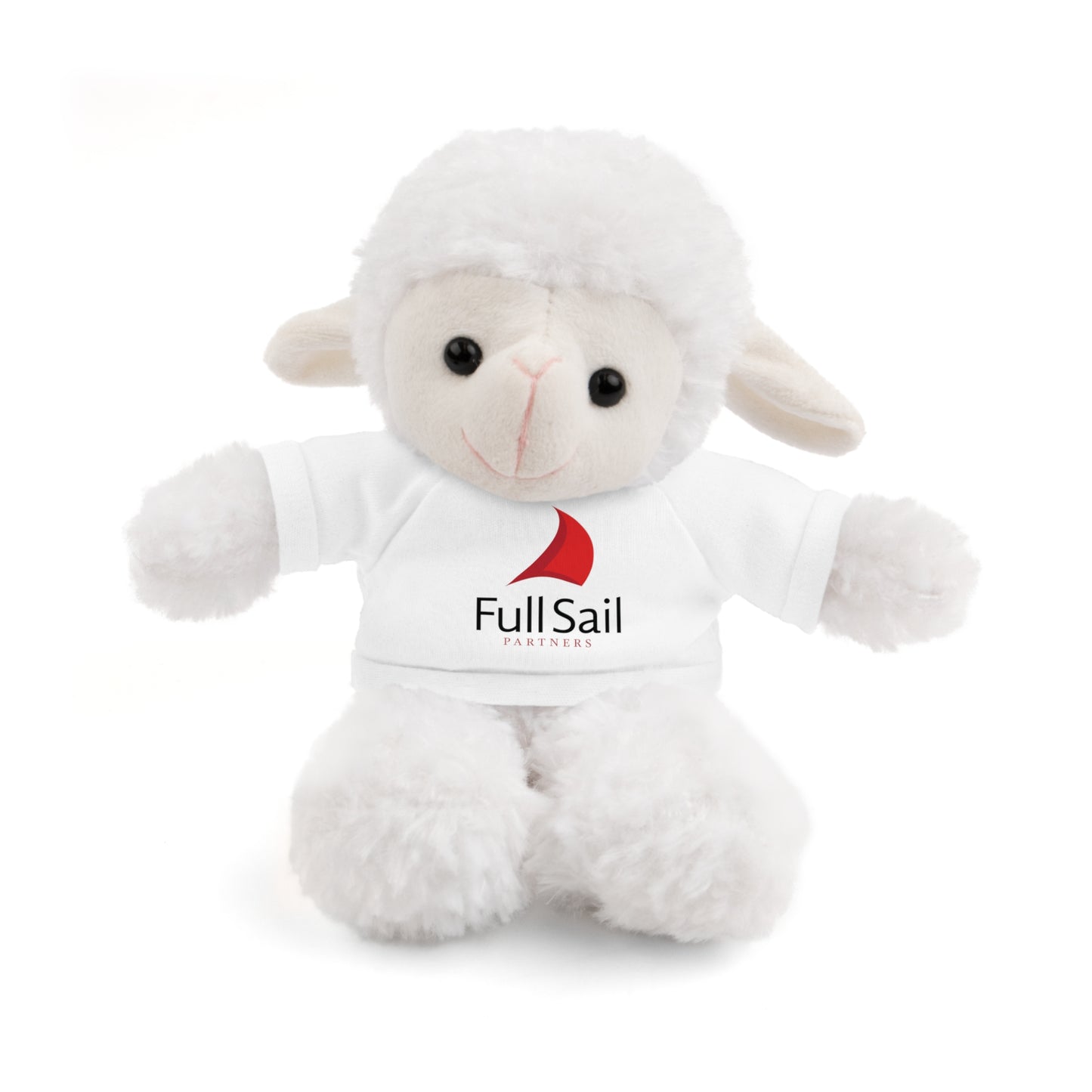 Stuffed Animals with Full Sail Partners Logo Tee (Lion, Bear, Bunny, Jaguar, Panda and Sheep)