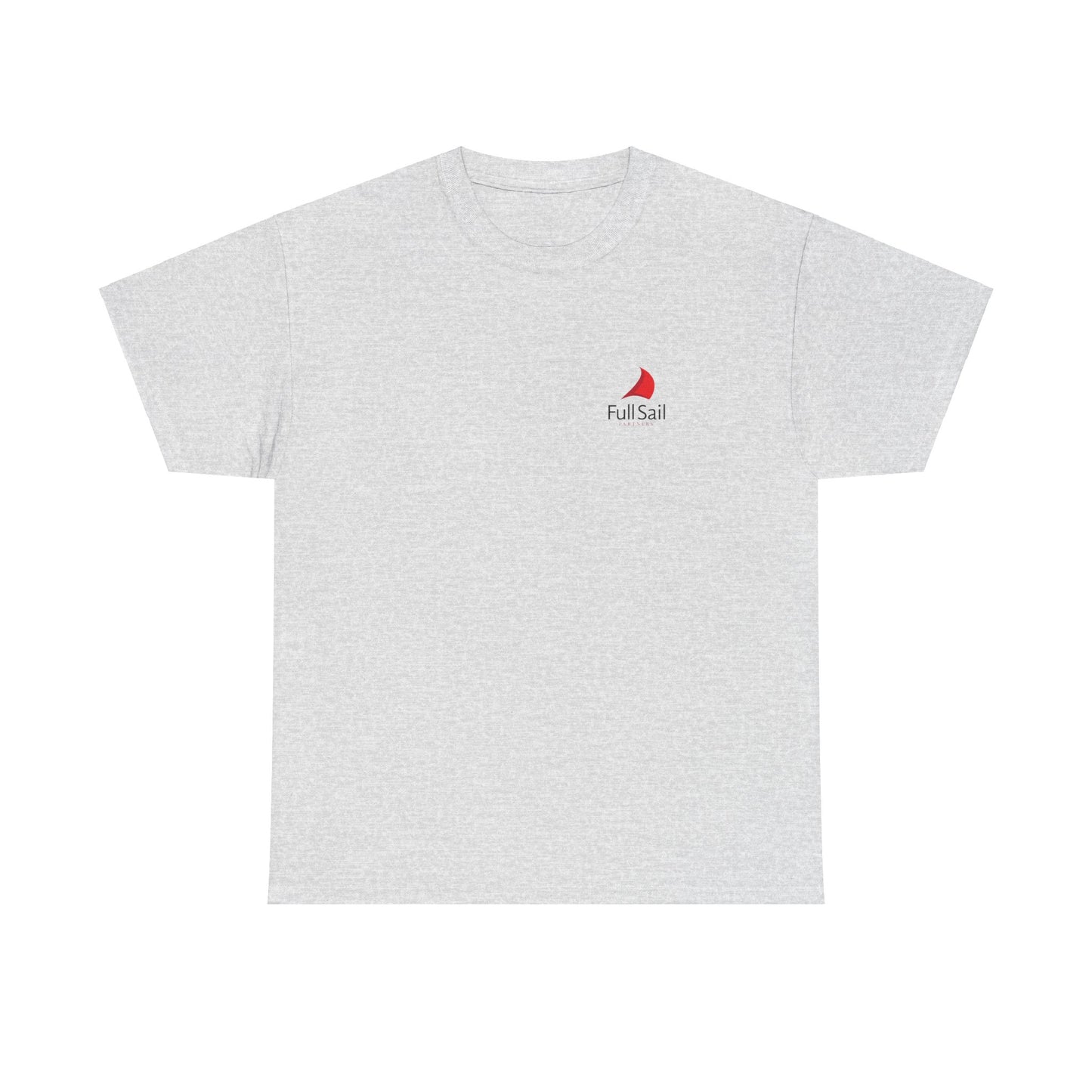 Full Sail Partners logo (white, ash, ice grey, sport grey) - Unisex Heavy Cotton Tee