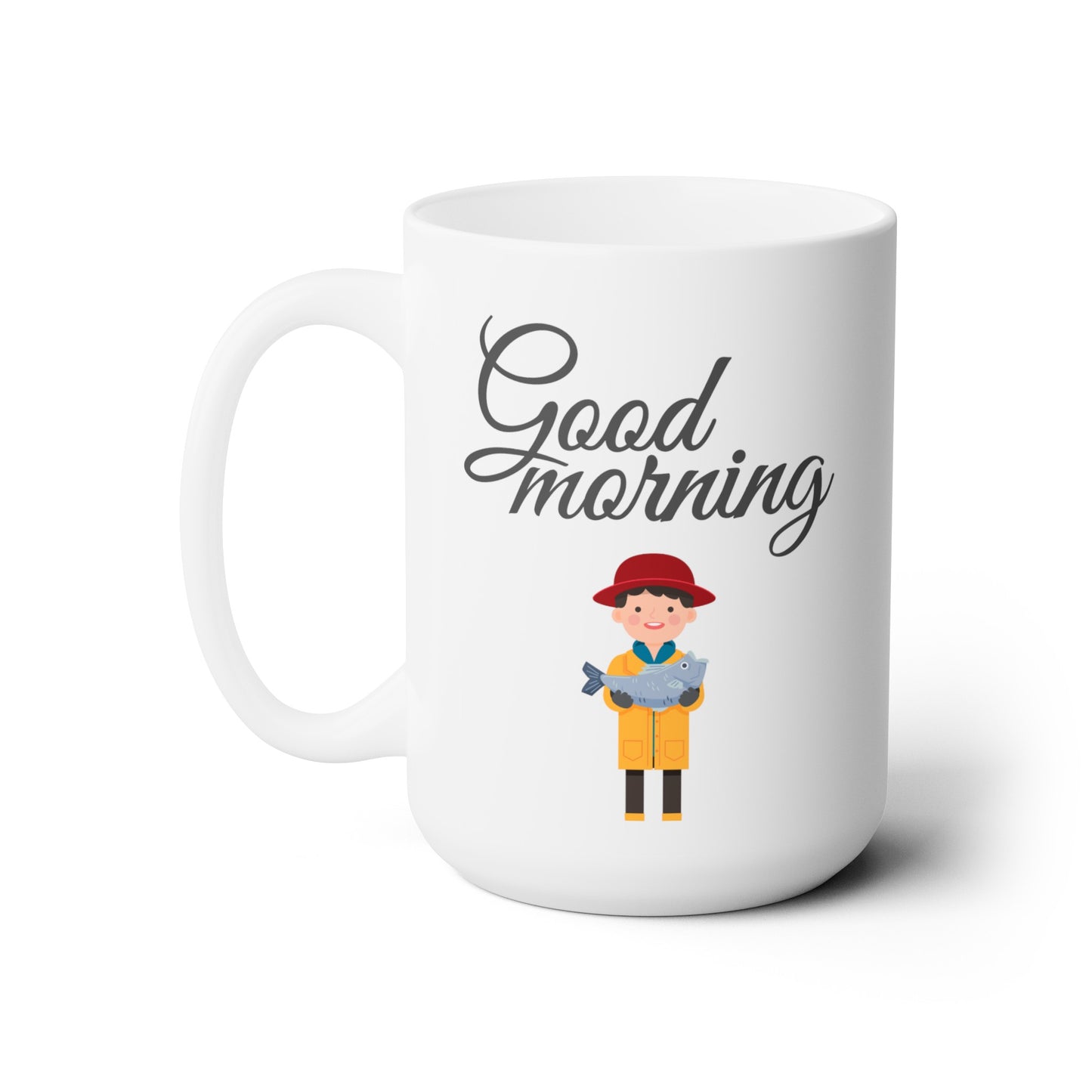 Good Morning... Young Fisherman - Ceramic Mug 15oz