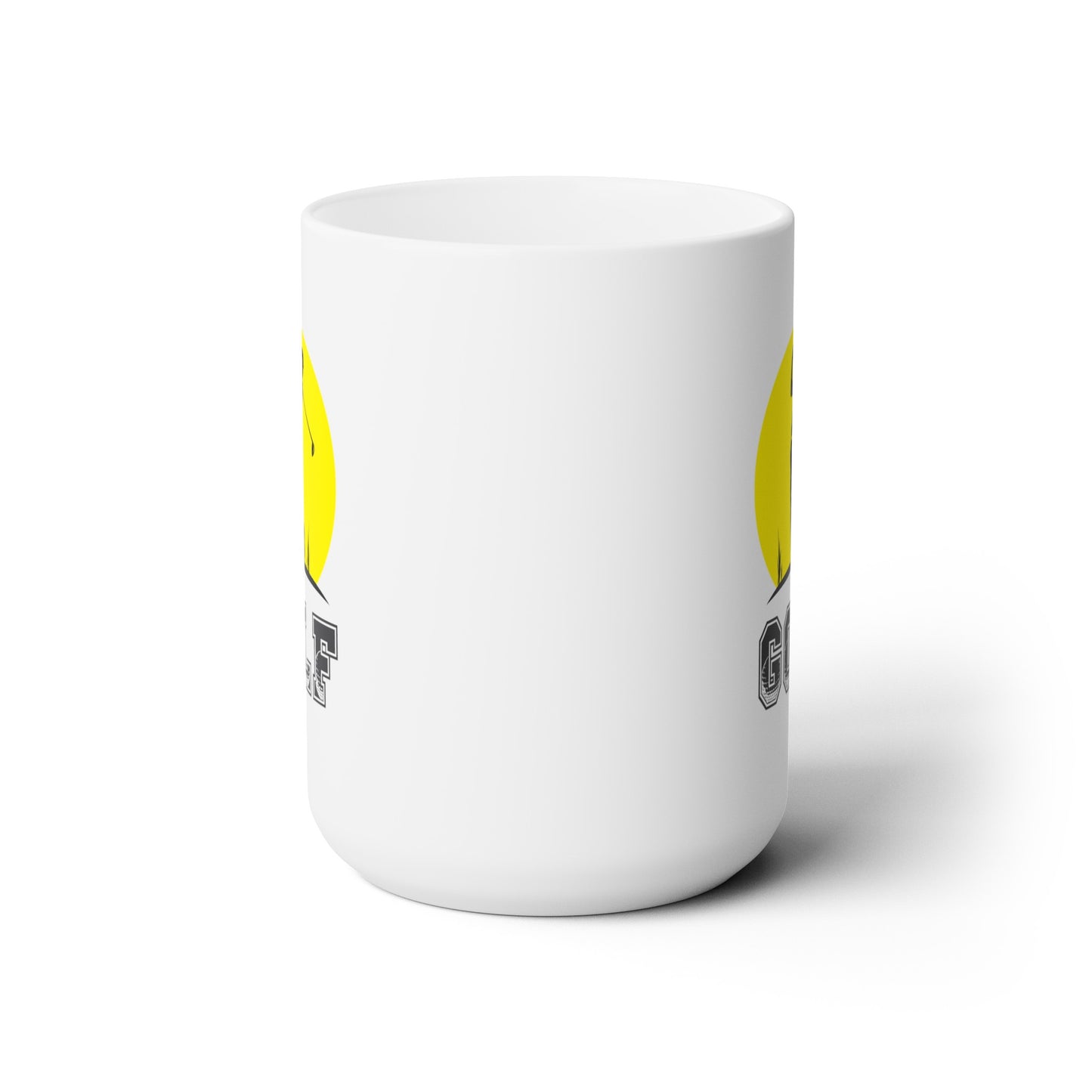 Golf Sunset Silhouette - Ceramic Mug 15oz