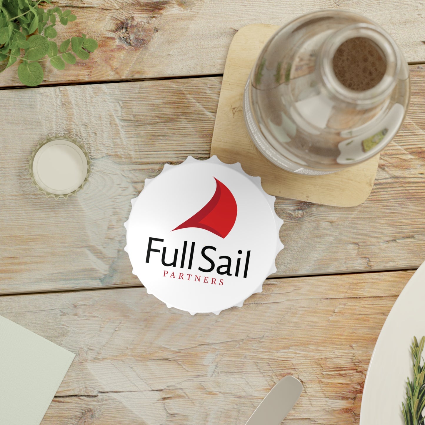 Full Sail Partners Logo Bottle Opener