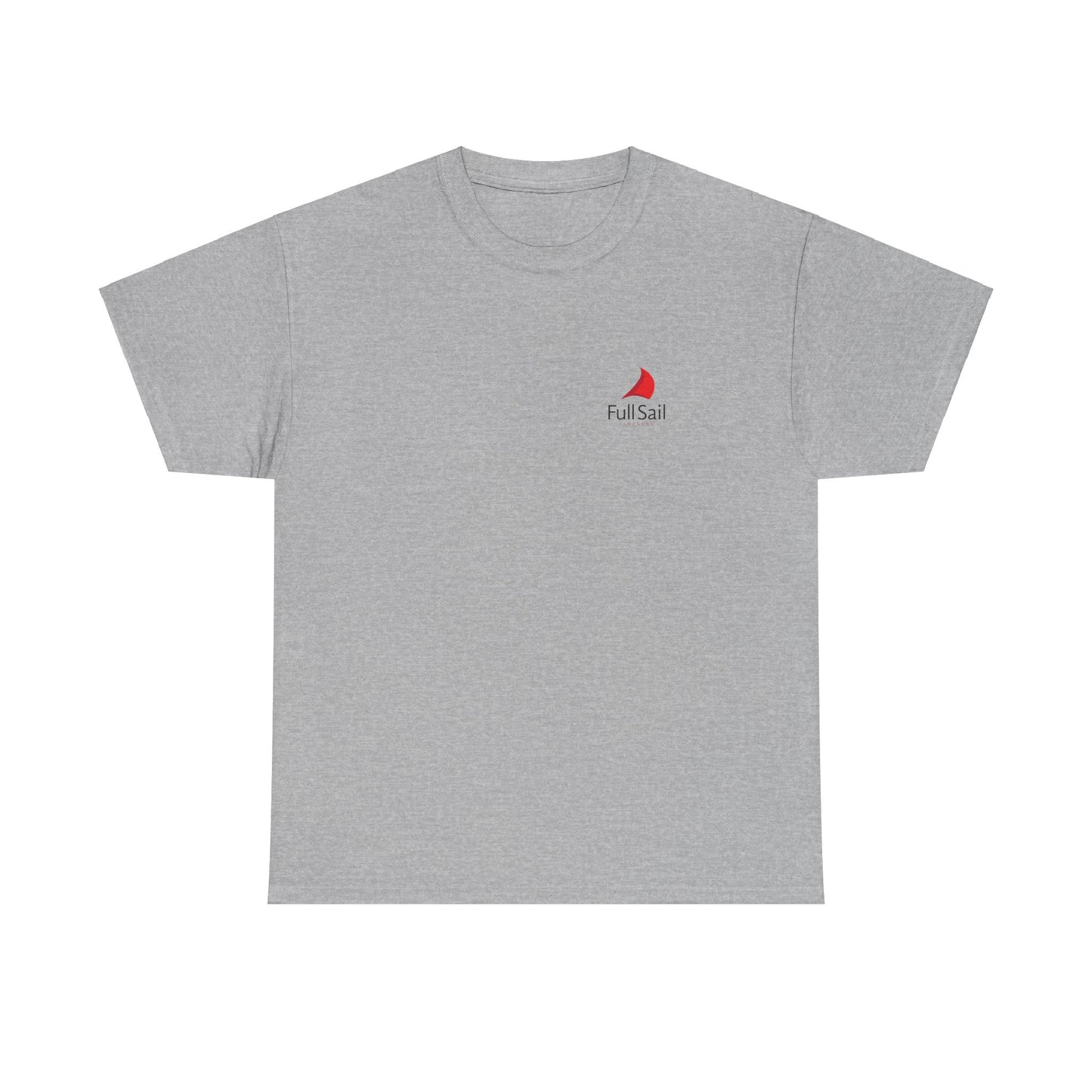 Full Sail Partners logo (white, ash, ice grey, sport grey) - Unisex Heavy Cotton Tee