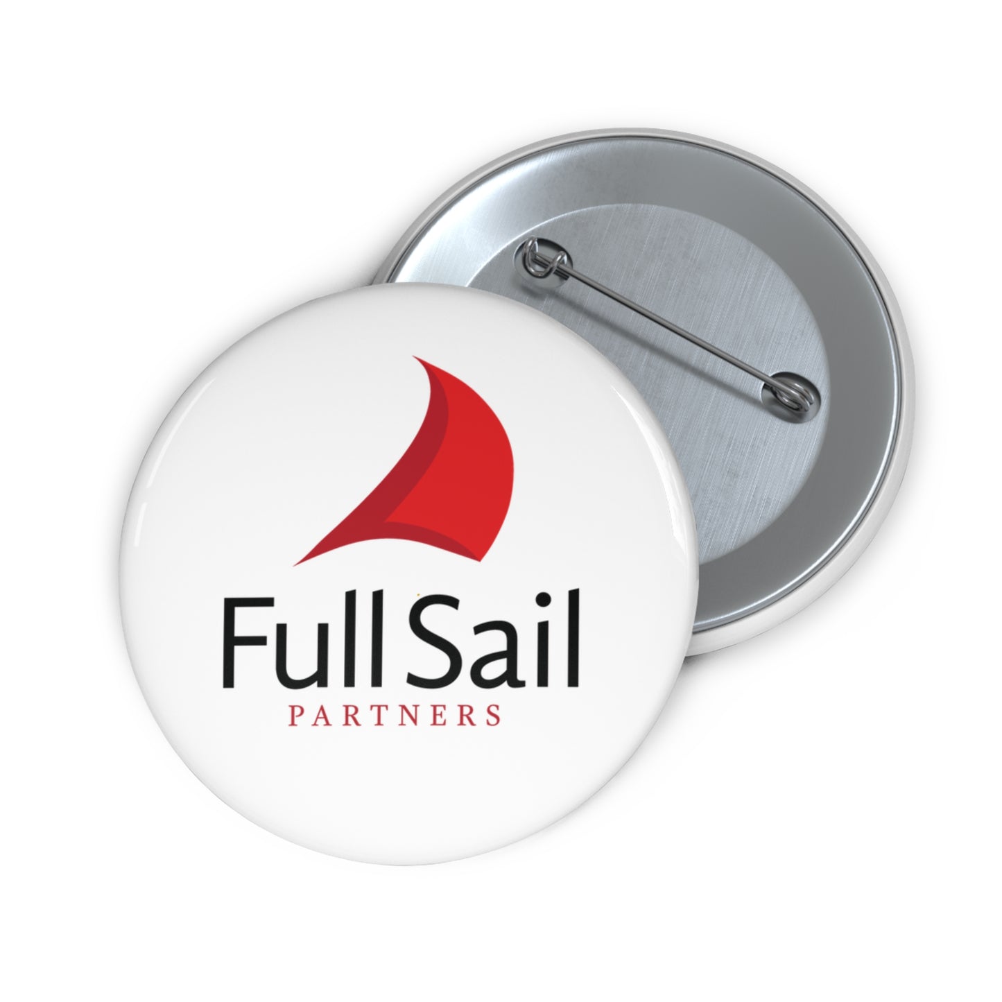 Full Sail Partners Logo Custom Pin Buttons (3 sizes)