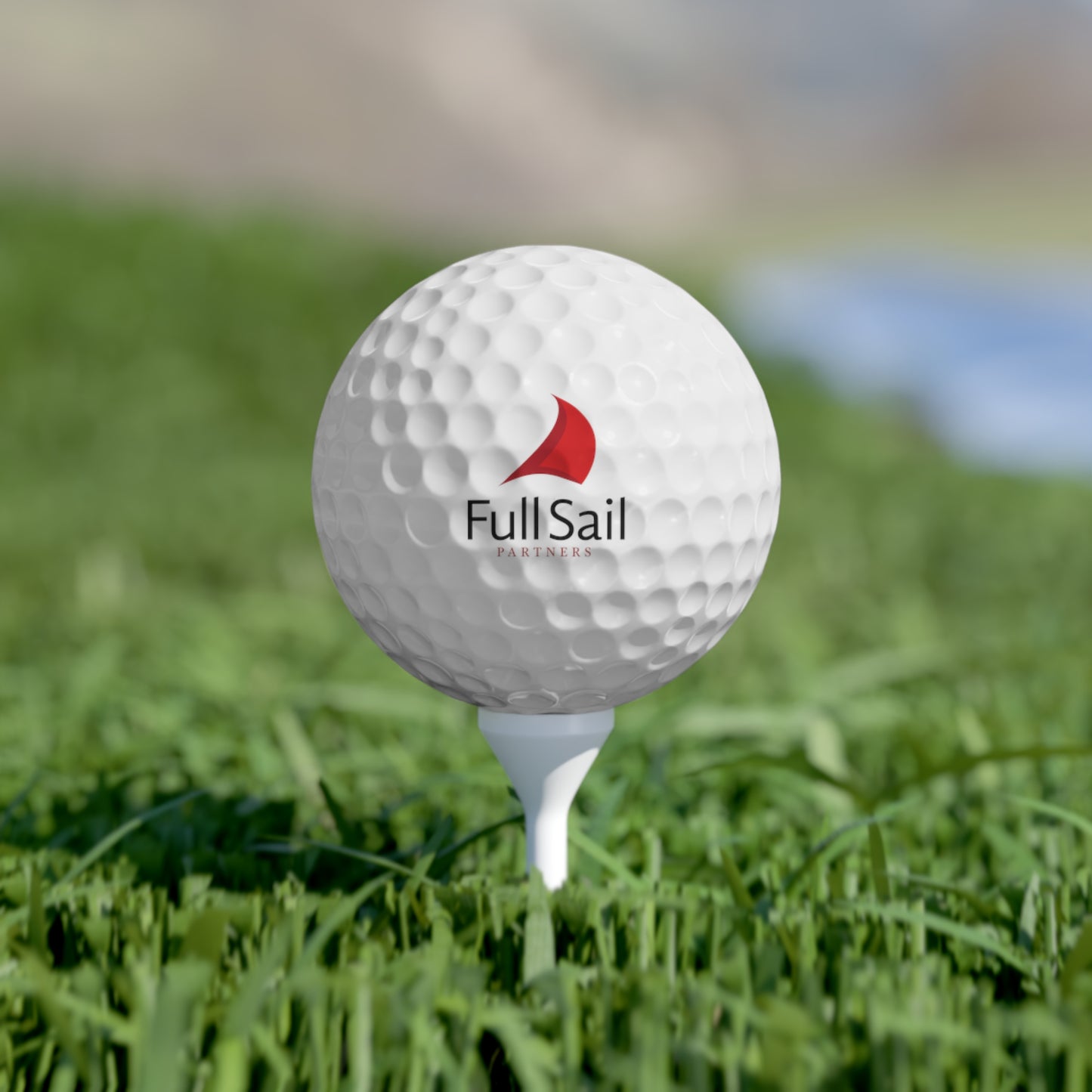 Golf Balls, 6pcs, with Full Sail Partners Logo