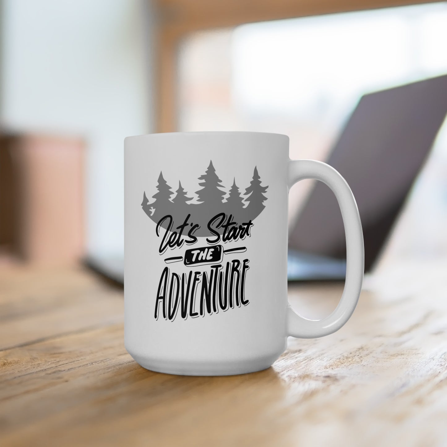 Let's Start the Adventure - Ceramic Mug 15oz